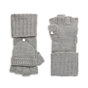 CALVIN KLEIN Heathered Fingerless Gloves